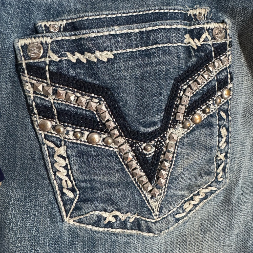 Vigoss Embellished Blue Jeans boot cut